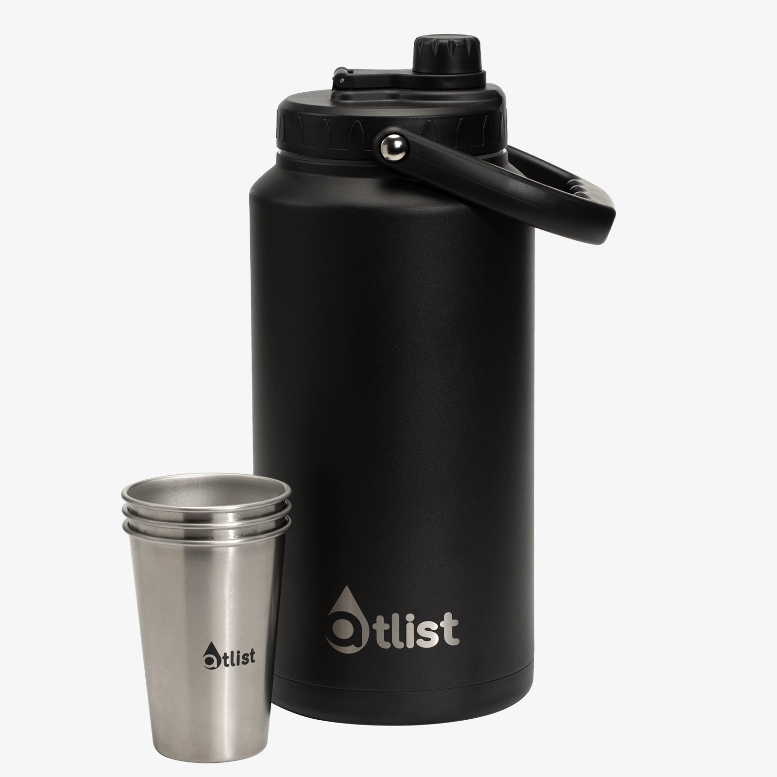 1 Gallon Water Bottle Insulated 128oz Stainless Steel Water Jug img 2