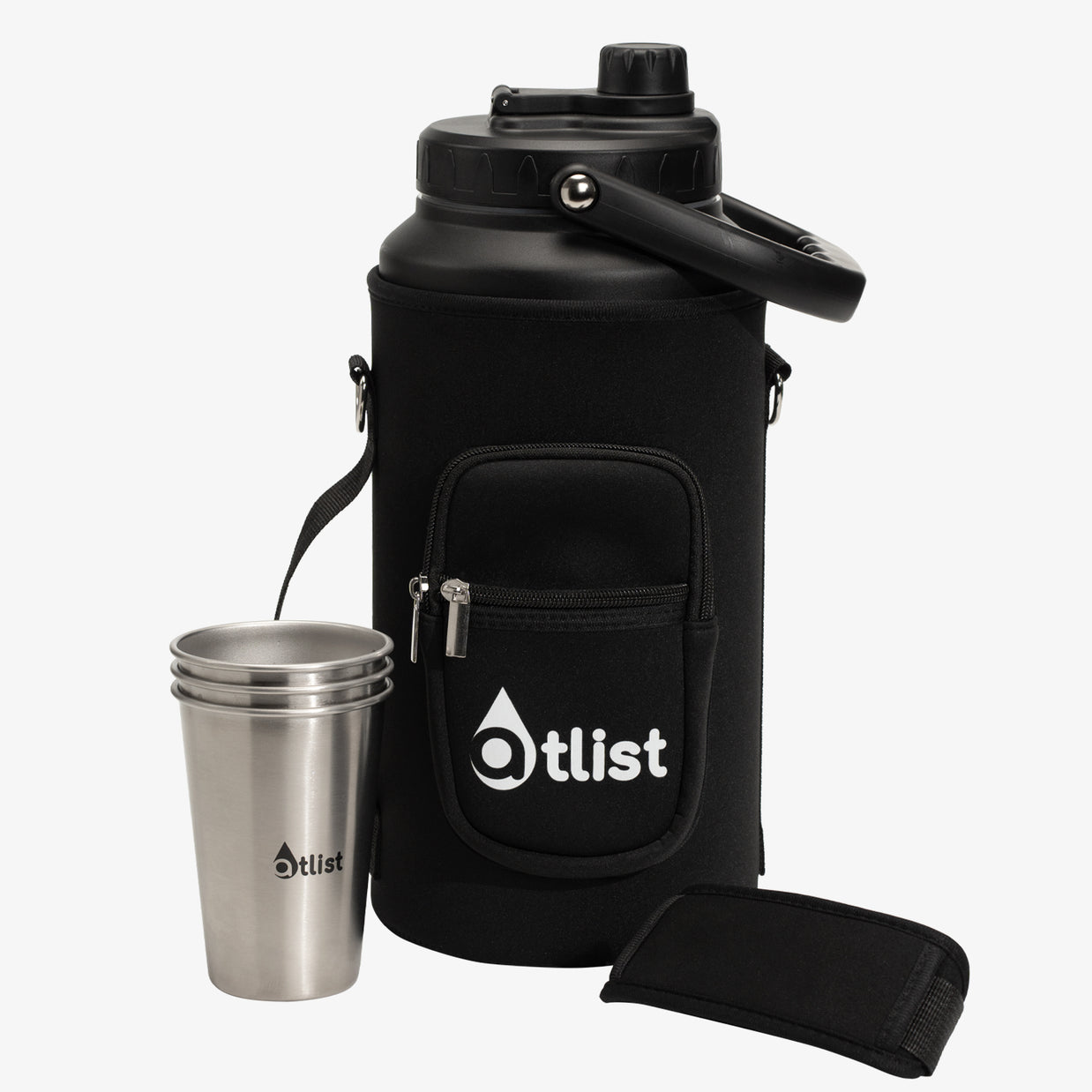 1 Gallon Water Bottle Insulated 128oz Stainless Steel Water Jug img 3