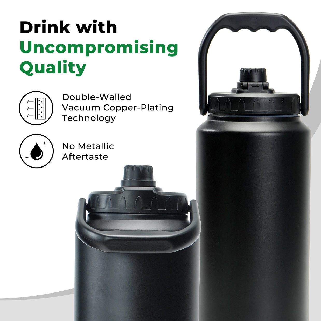 1 Gallon Water Bottle Insulated 128oz Stainless Steel Water Jug img 6