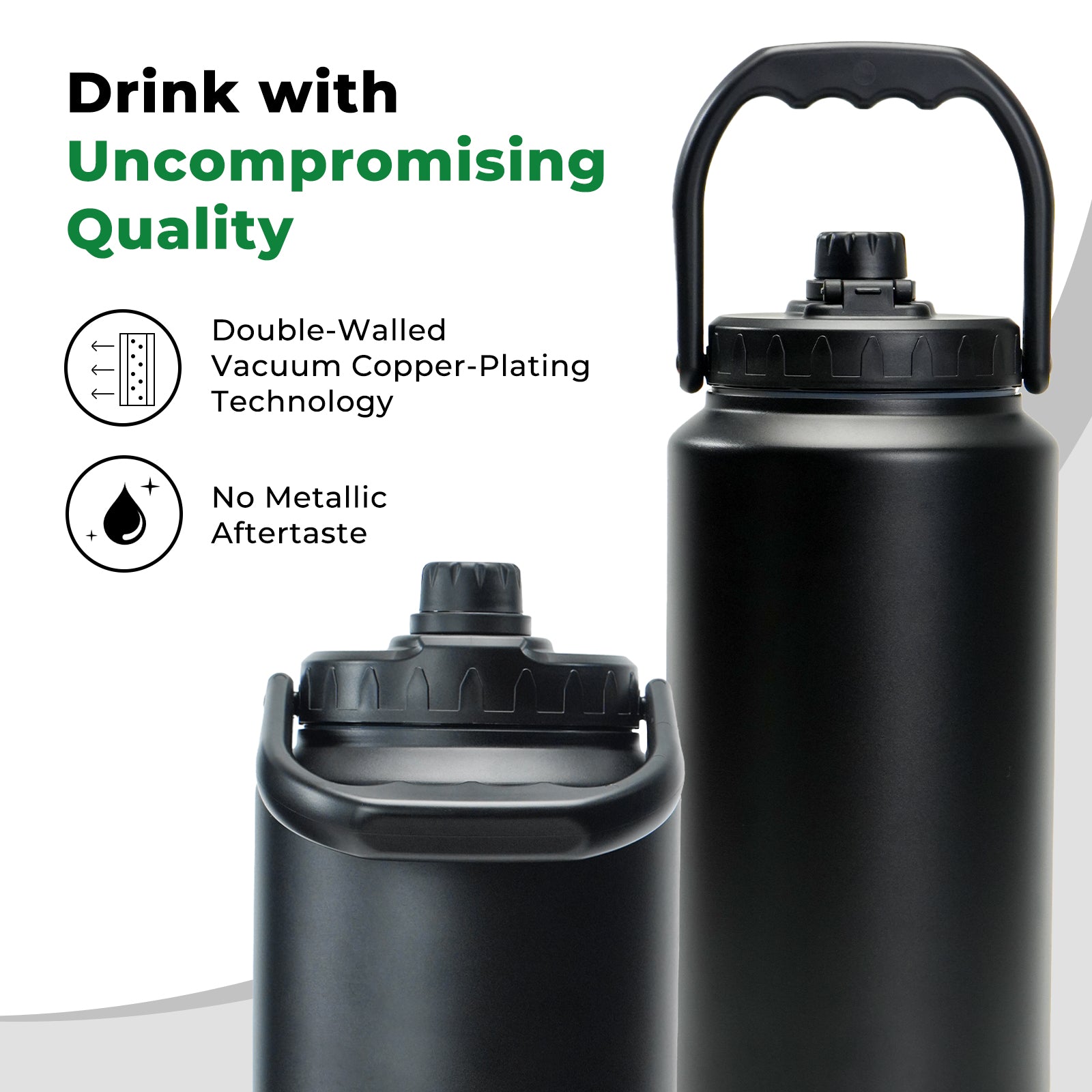 1 Gallon Water Bottle Insulated 128oz Stainless Steel Water Jug img 6