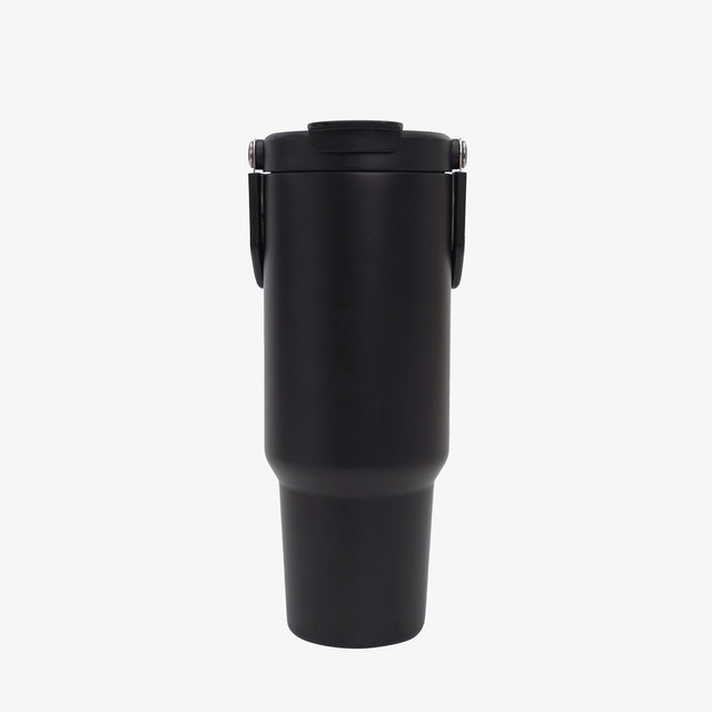 40oz Tumbler With Carrying Handle black